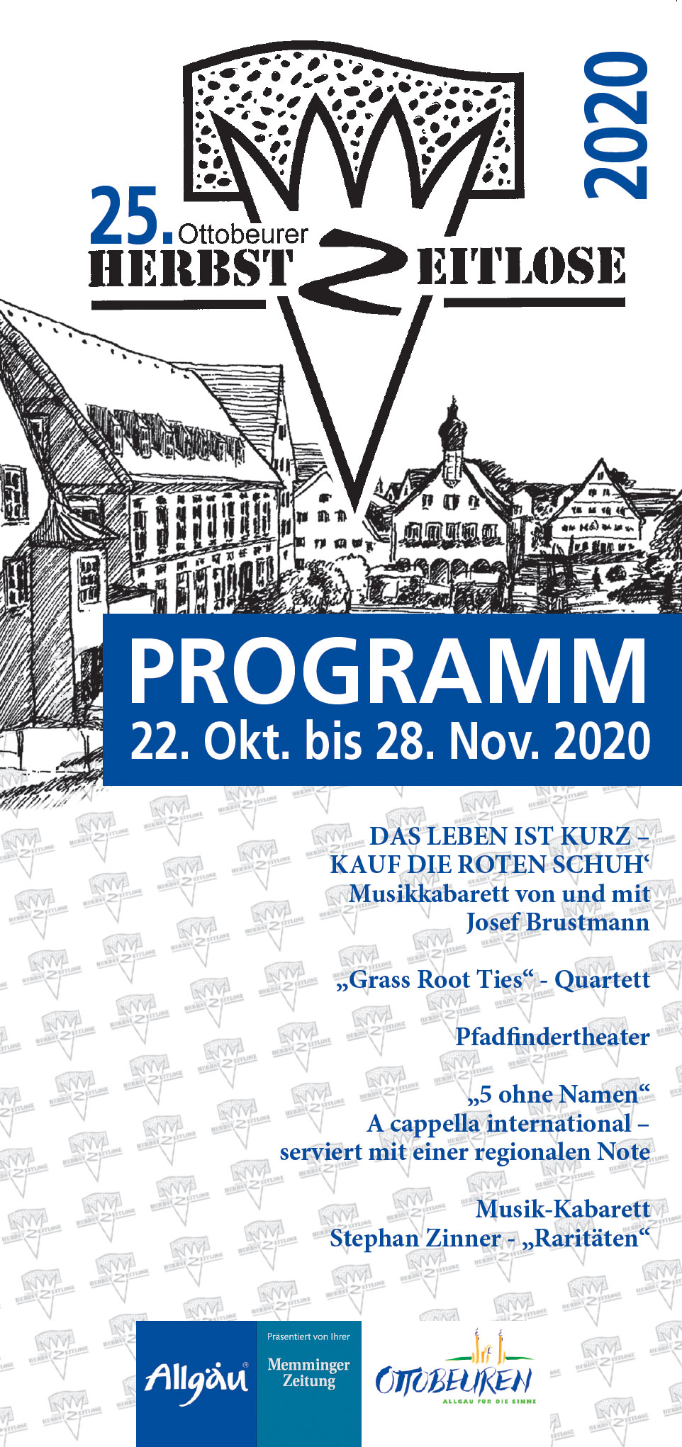 Herbstzeitlose 2020 Ottobeuren Flyer